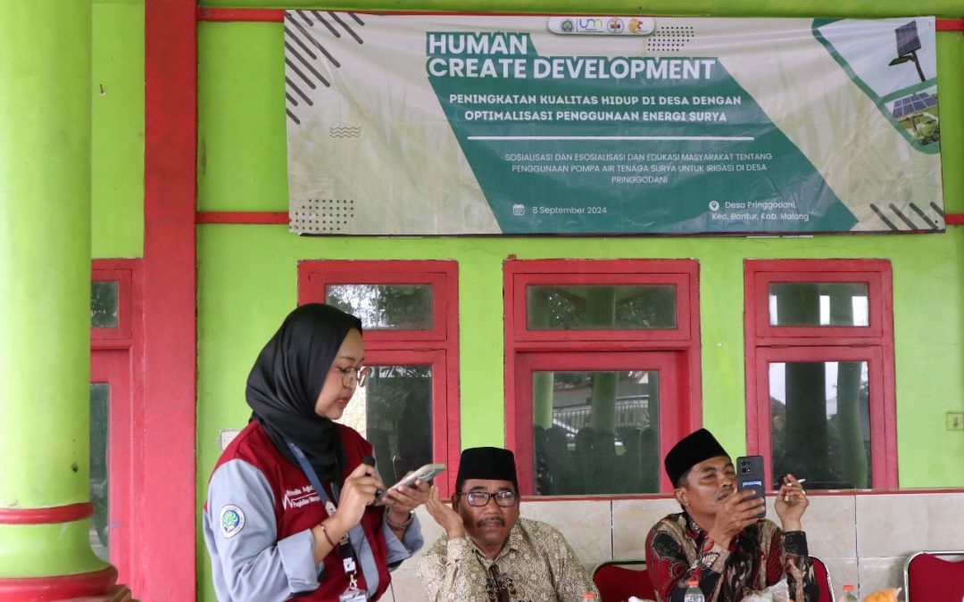 Edukasi Teknologi Pompa Air Berbasis Energi Surya Untuk Mendukung Pertanian yang Lebih Efisien dan Ramah Lingkungan