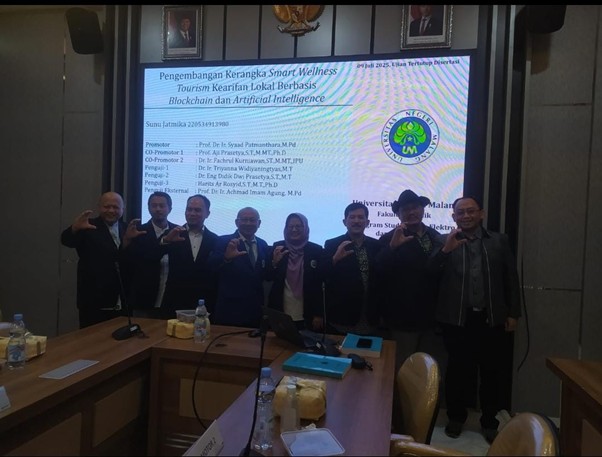 Promosi Doktor Sunu Jatmika, Lulusan Ketiga Mahasiswa Prodi S3 Teknik Elektro dan Informatika
